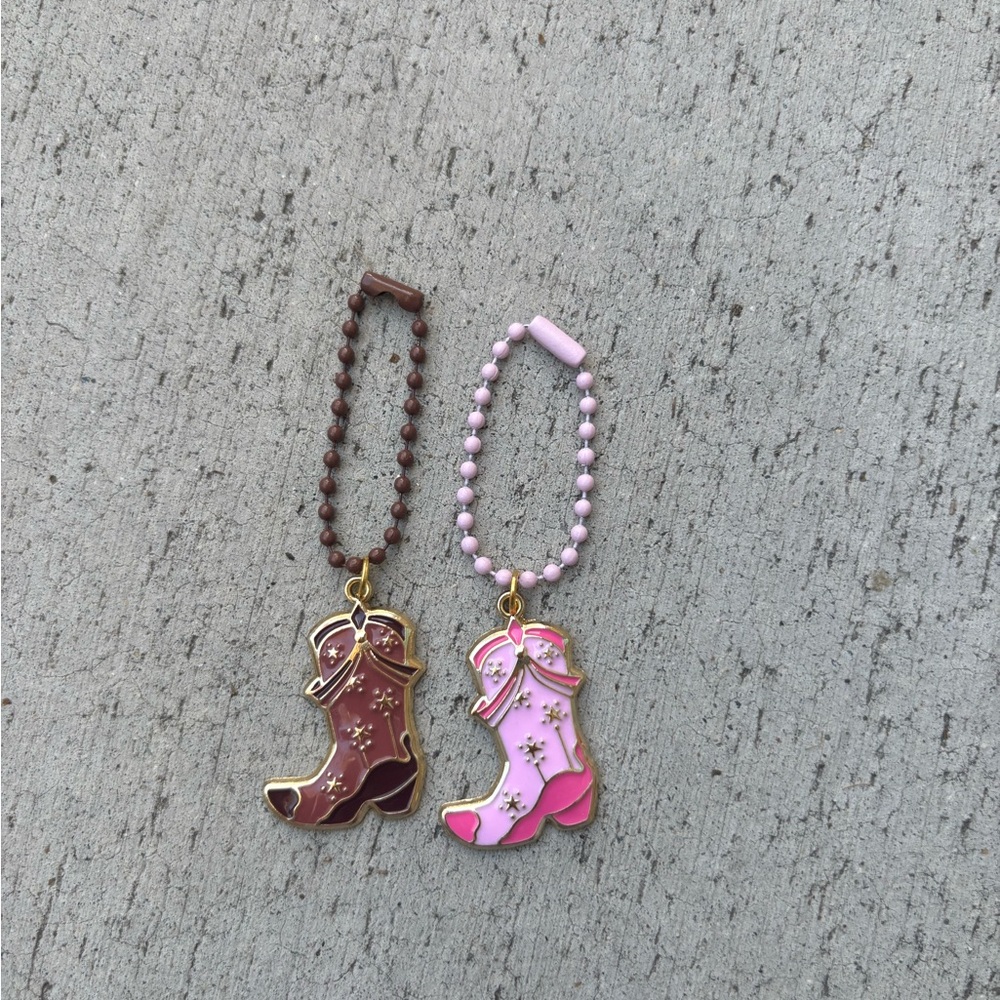 Cowgirl boot Stanley handle charms